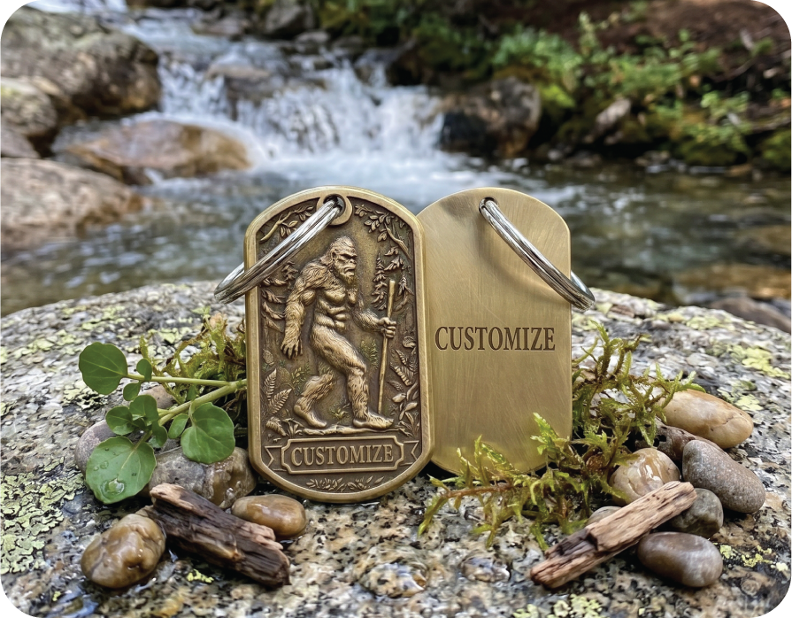 Bigfoot Keychain "CUSTOMIZED"
