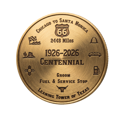 Groom, Texas Route 66 Centennial Commemorative Coin