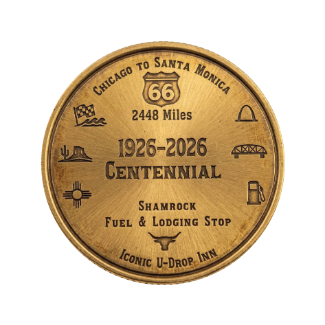 Shamrock, Texas Route 66 Centennial Commemorative Coin