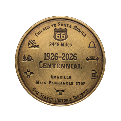 Amarillo, TX - Route 66 Centennial Commemorative Coin