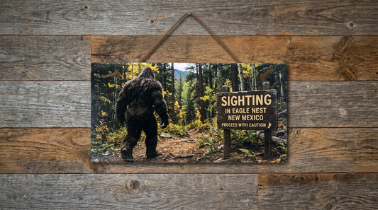 Eagle Nest, NM — Bigfoot Sighting Wall Decor