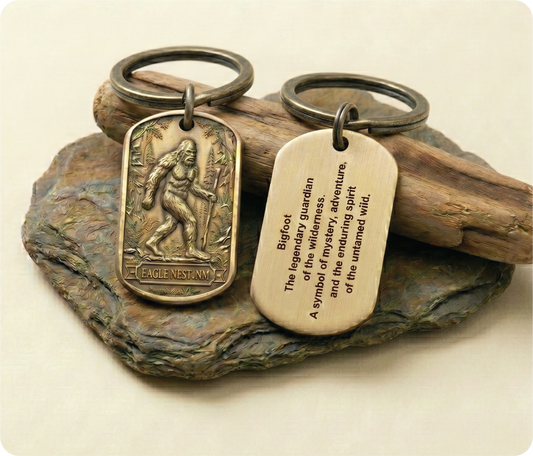 Bigfoot Keychain — Eagle Nest, NM