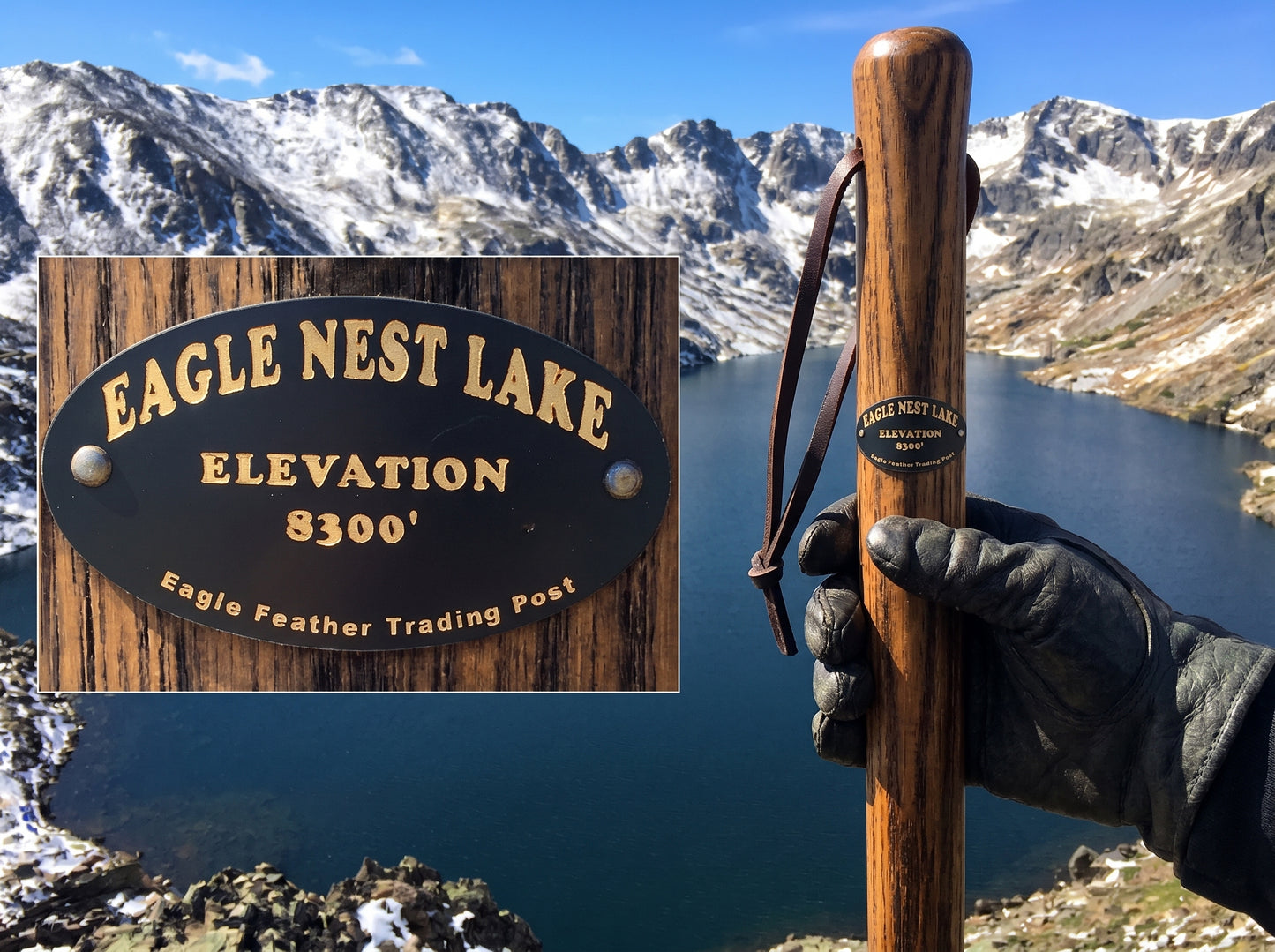 Aluminum Hiking Stick Medallion