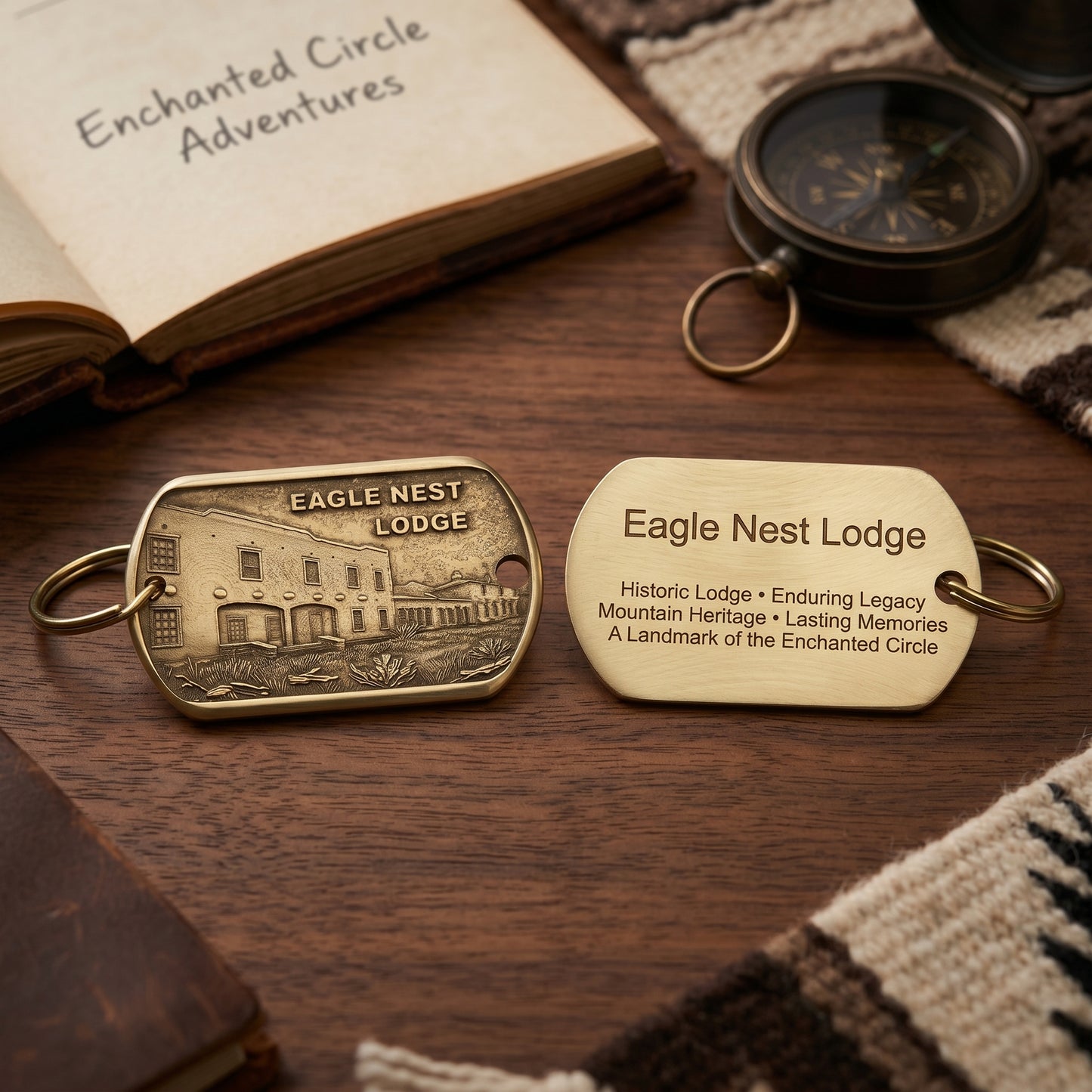 Eagle Nest Lodge Key Chain