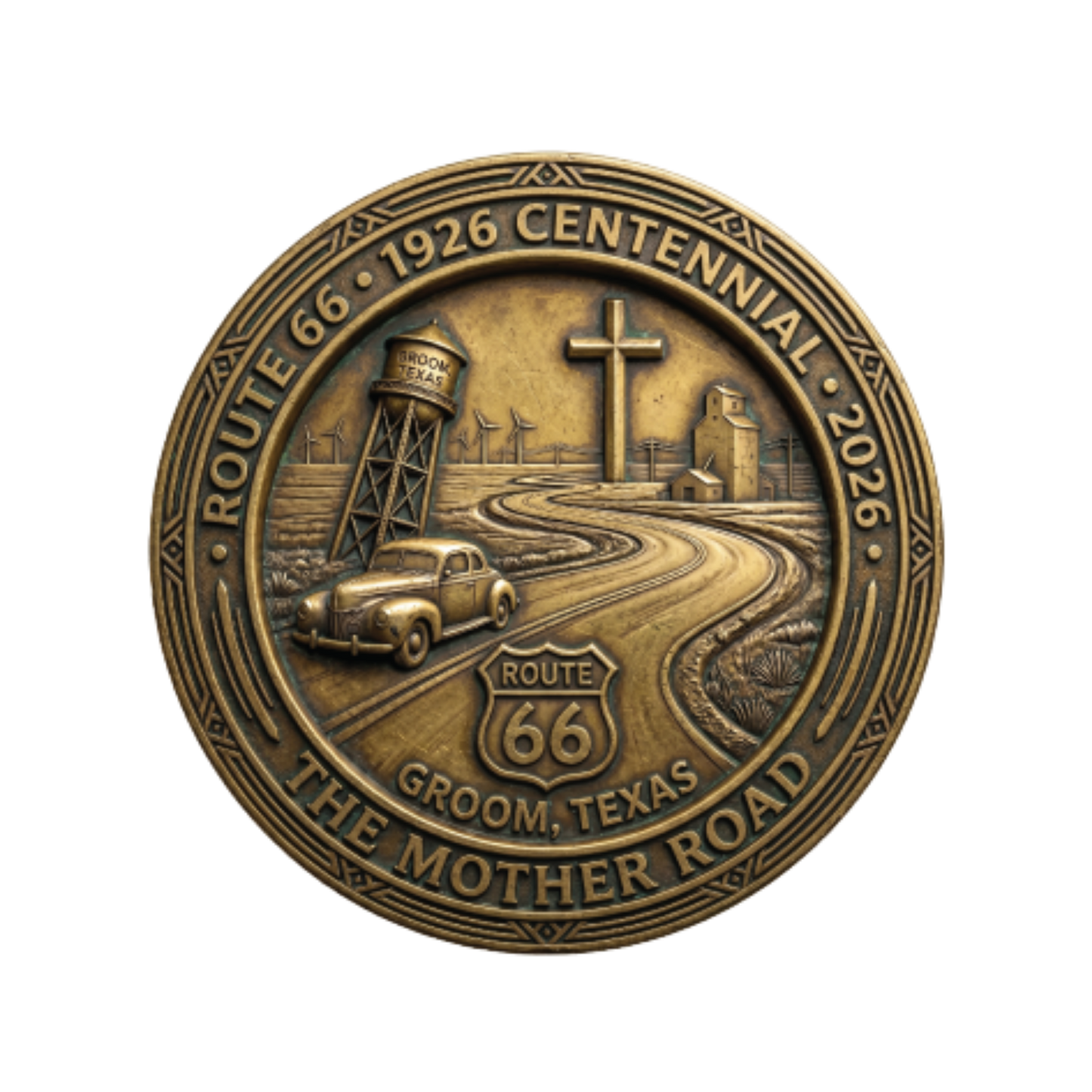 Route 66 Centennial Collector Coin Set – The Complete Texas Panhandle Collection