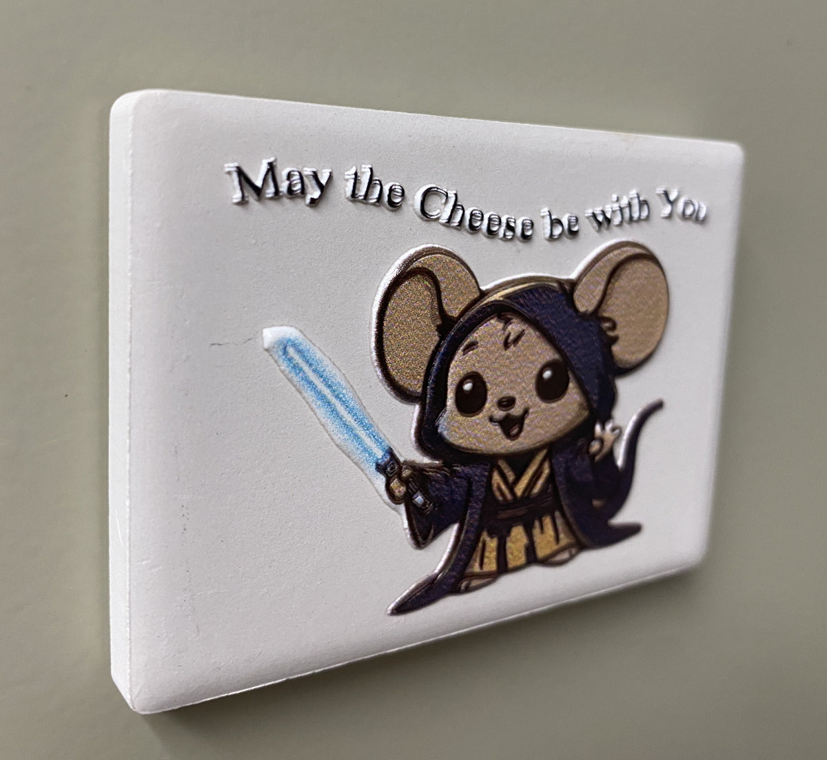 May the Cheese Be With You — Fridge Magnet