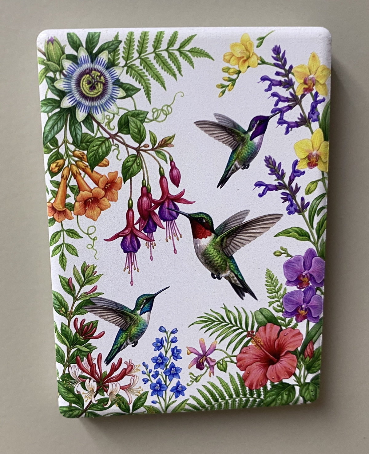 Hummingbird Garden — Fridge Magnet