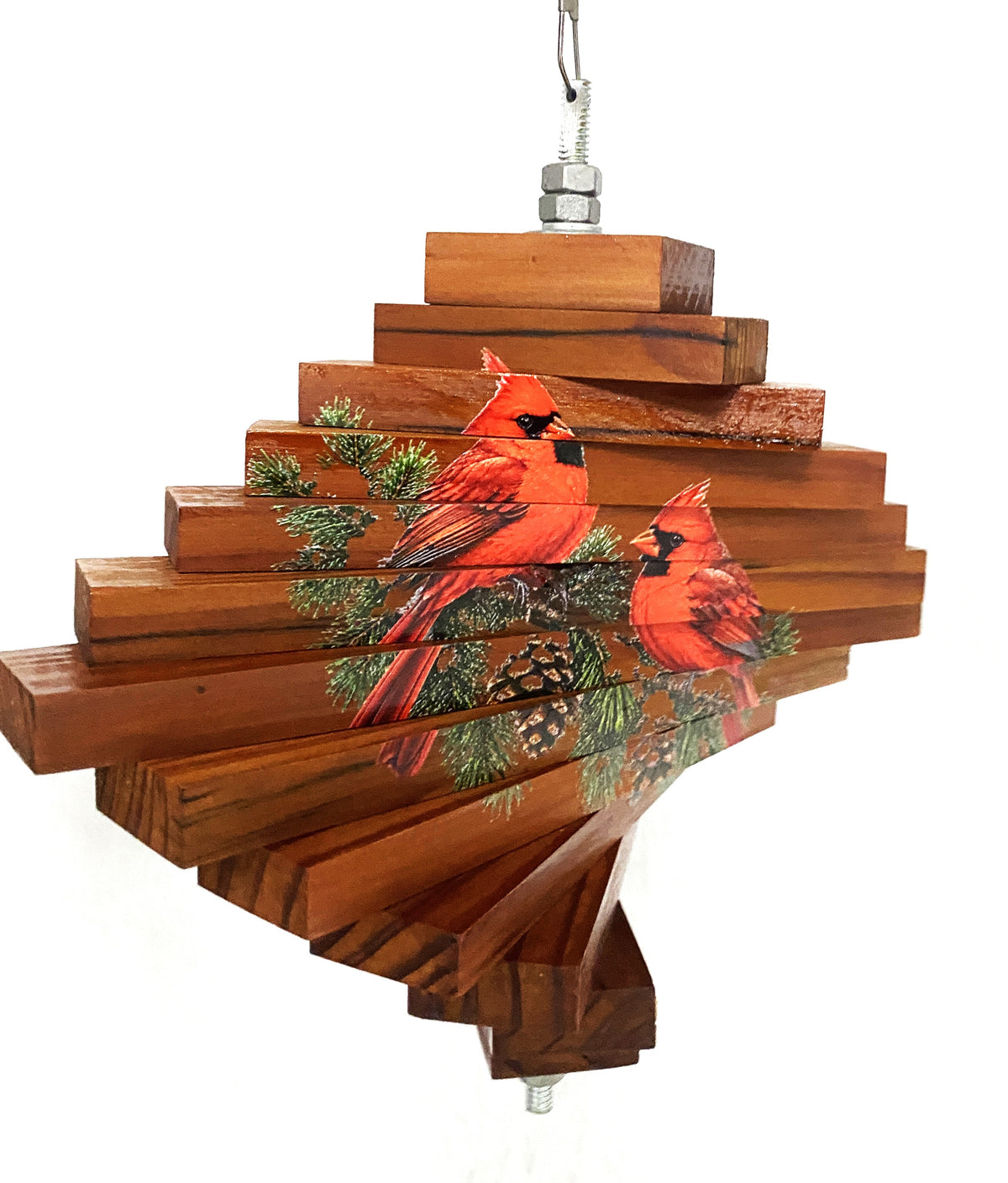 Red Cardinals Wind Spinner