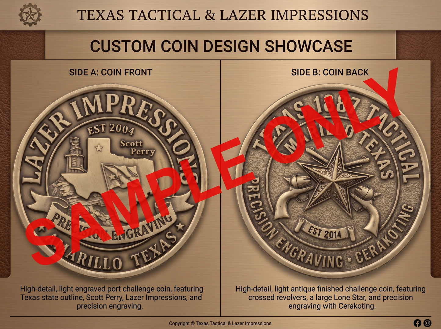 Custom Challenge Coin Design & Engraving