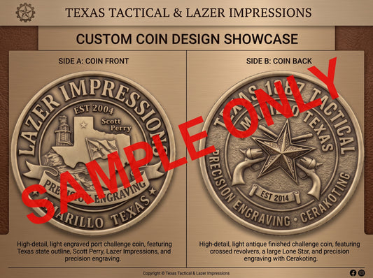 Custom Challenge Coin Design & Engraving