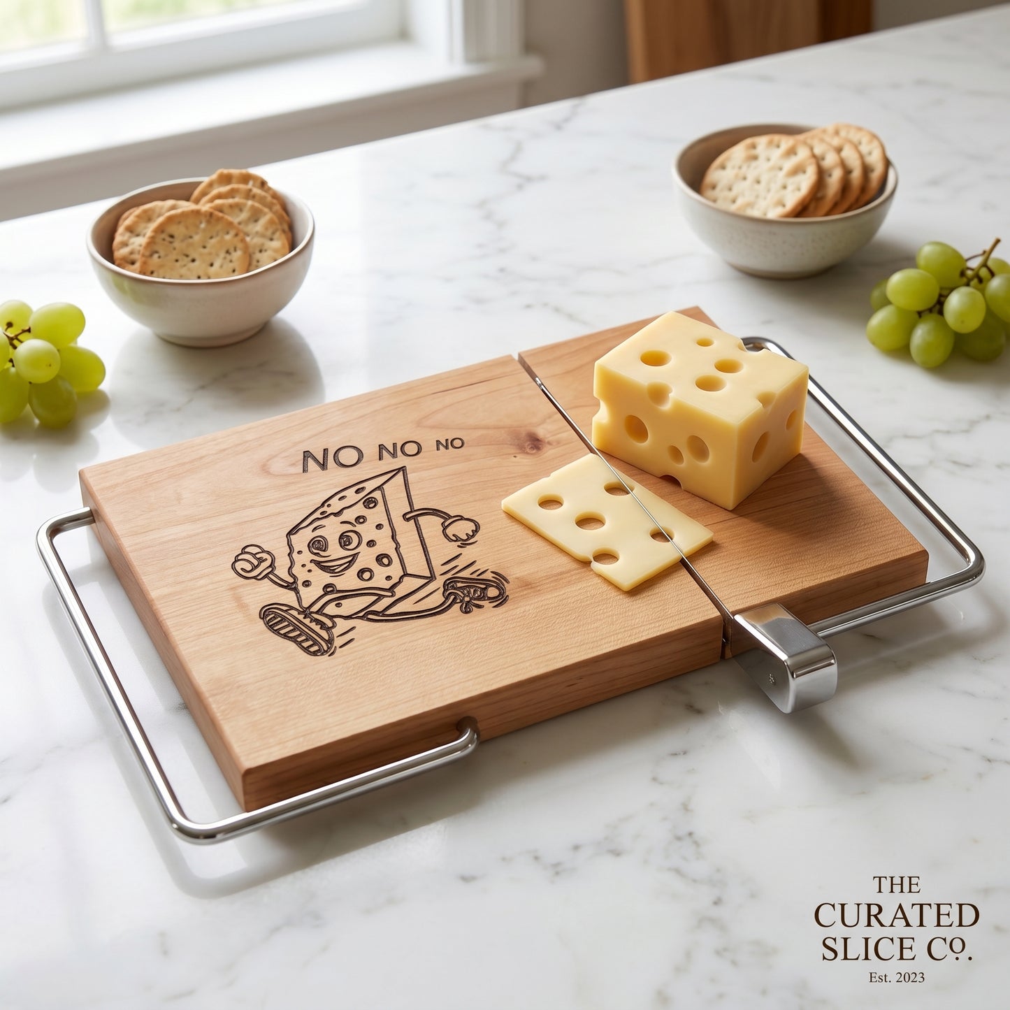 "NO NO NO" Cheese Board Slicer