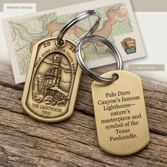 Palo Duro Canyon — Lighthouse Keychain