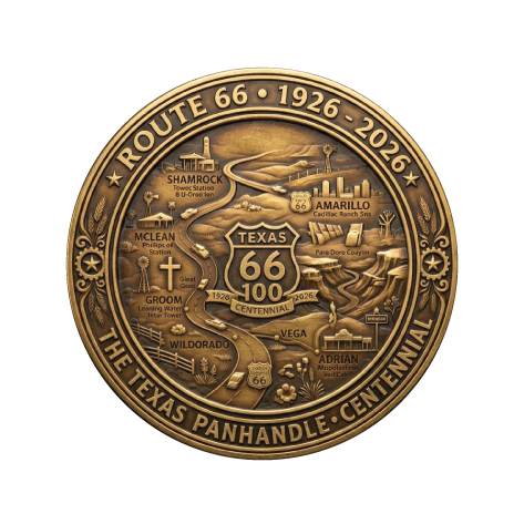 Route 66 Centennial Collector Coin Set – The Complete Texas Panhandle Collection