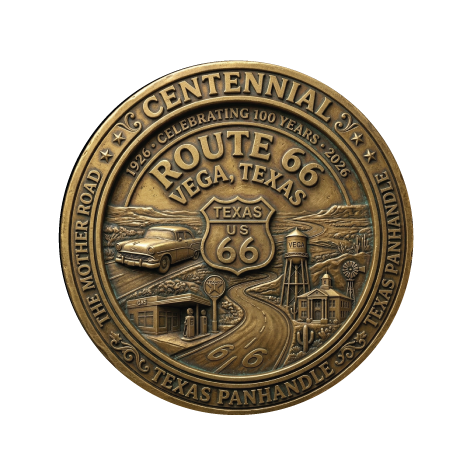 Vega, Texas Route 66 Centennial Commemorative Coin